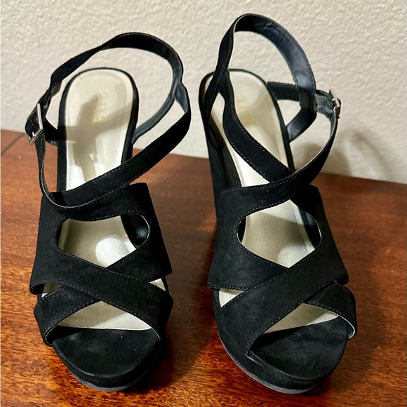 a.n.a Shoes - A.N.A. A New Approach Black Wedge. Like new.